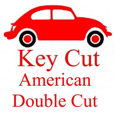 Key Cut By Code - American Double Cut - ZIPPY LOCKS