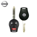 2003-2017 Nissan / 3-Button Remote Head Key / PN: H0561-C993A / CWTWB1U751 - ZIPPY LOCKS