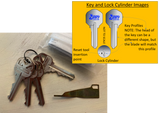 Kwikset - SmartKey Rekey Kit - Smart Key Reset Tool - 4 Cut Keys - With Instructions - ZIPPY LOCKS