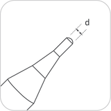 Universal Grade Carbide 2mm Tracer Point (RAISE) - ZIPPY LOCKS