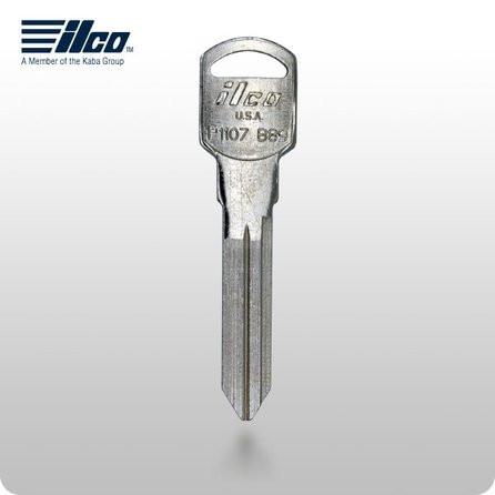 GM B89 P1107 Mechanical Key Blank - ZIPPY LOCKS